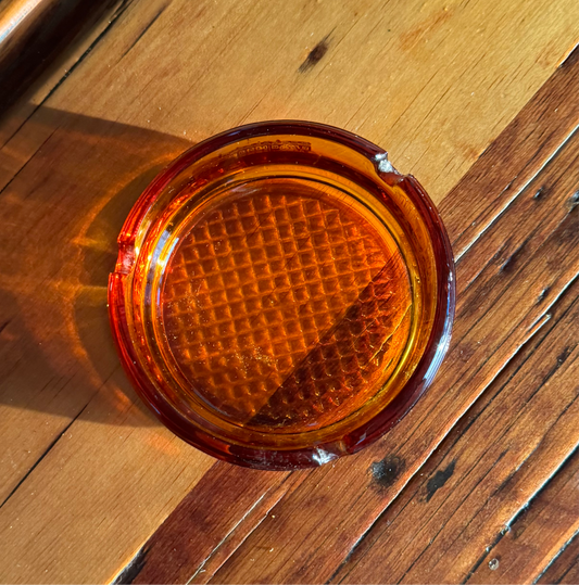 Amber D.C. Ashtray - Vintage