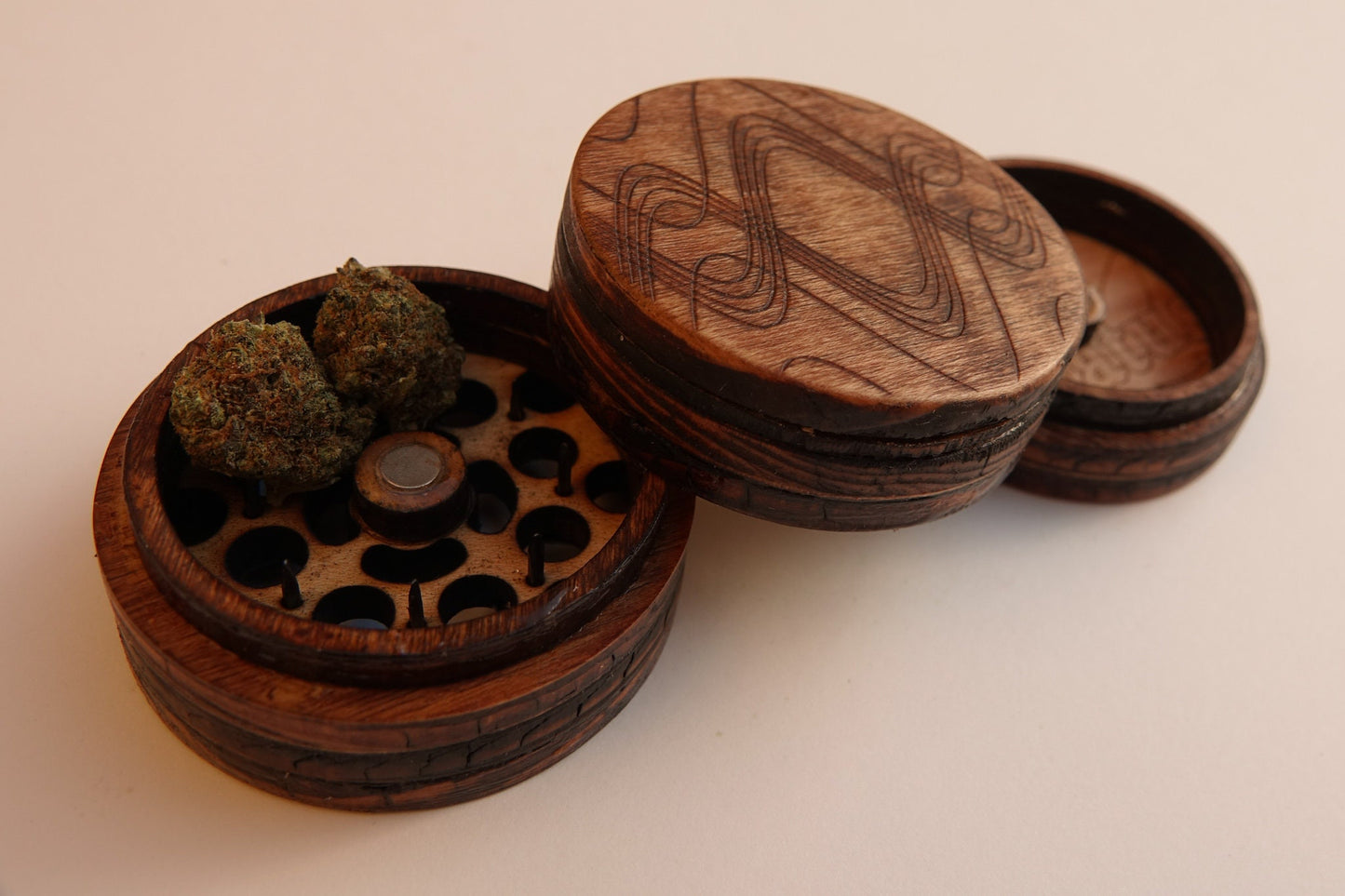 Wave Wooden Grinder