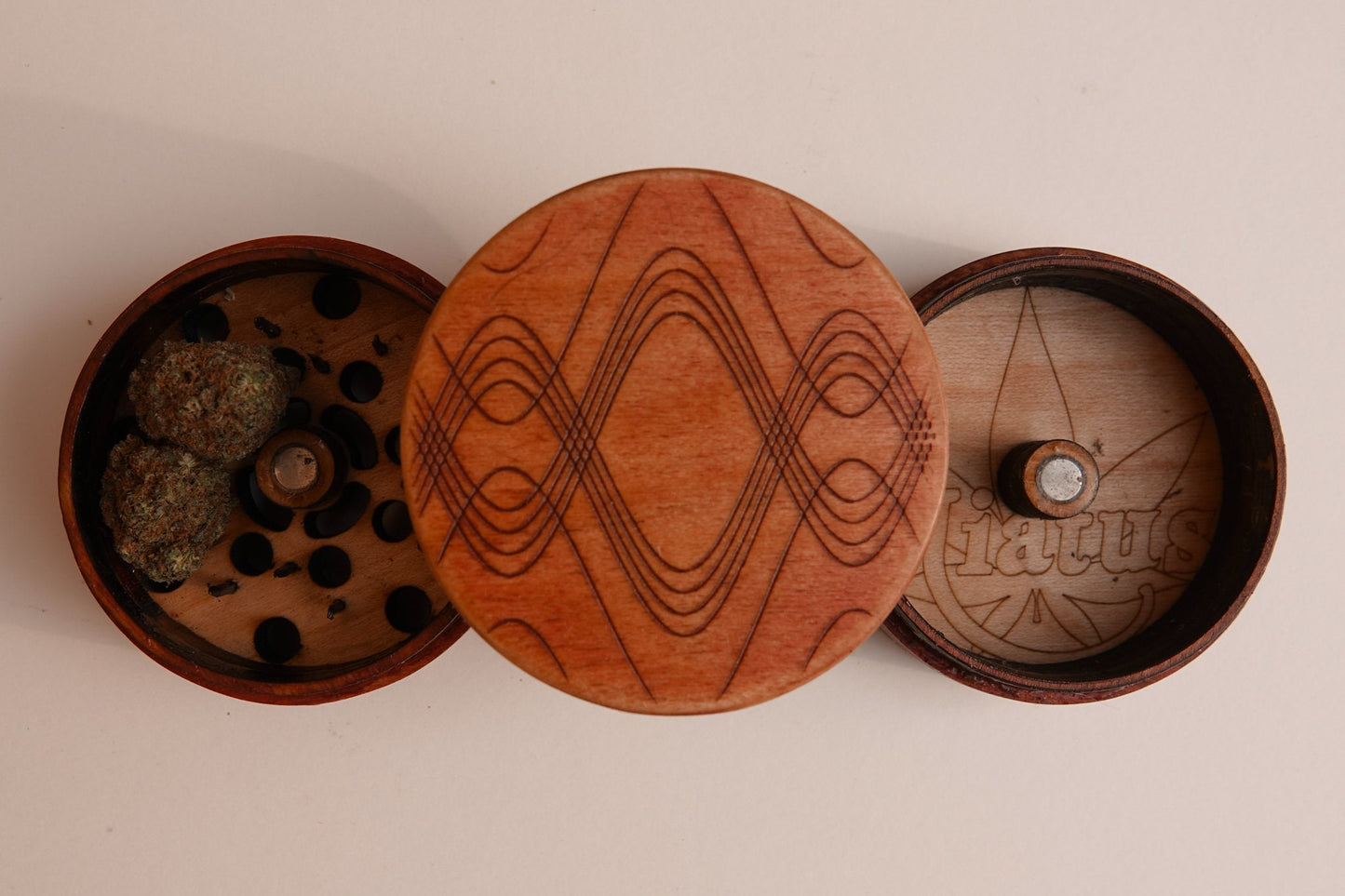 Wave Wooden Grinder