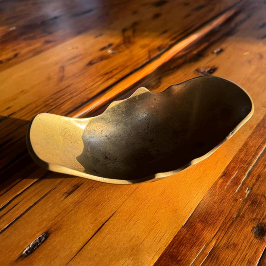 Brass Scoop Ashtray - Vintage, Antique