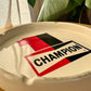 Champion Brand Round Ceramic Ashtray