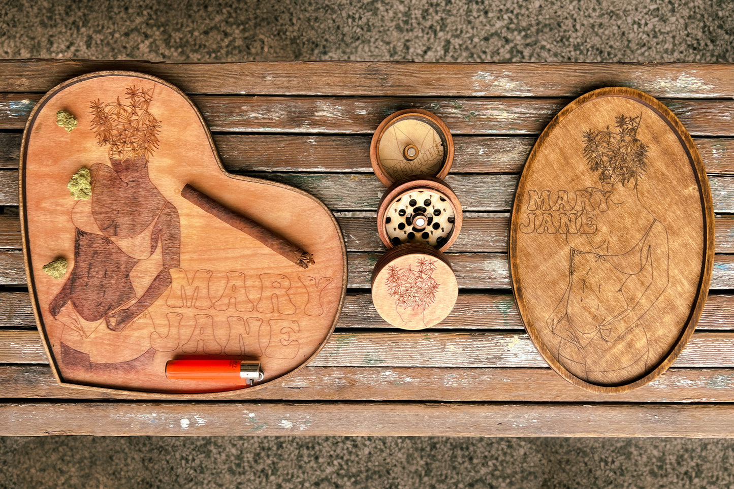 Heart MJ Rolling Tray